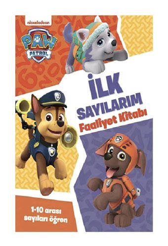 Beta Kids Yayınları Paw Patrol Ilk Sayılarım Faaliyet Kitabı