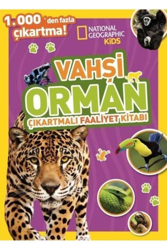 Beta Kids Yayınları NG Kids Vahşi Orman Çıkartmalı Faaliyet Kitabı