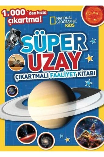 Beta Kids Yayınları NG Kids Süper Uzay Çıkartmalı Faaliyet Kitabı