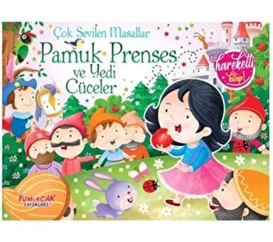 Yumurcak Yayınları Çok Sevilen Masallar - Pamuk Prenses ve Yedi Cüceler (Hareketli Kitap)