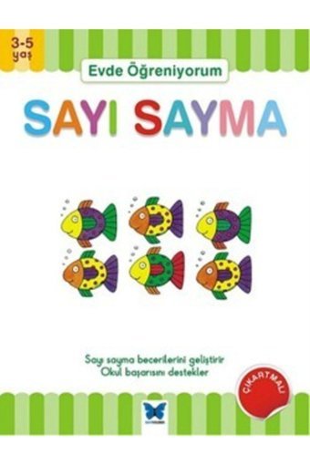 Mavi Kelebek Yayınları Evde Öğreniyorum - Sayı Sayma - Jenny Ackland
