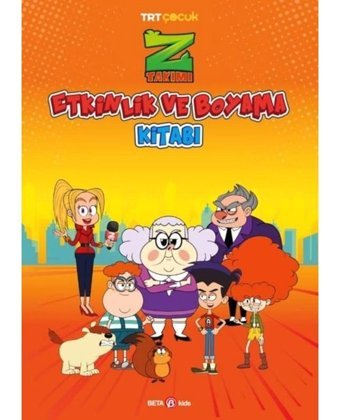 TRT Çocuk Z Takımı Etkinlik ve Boyama Kitabı 4- Beta Kids
