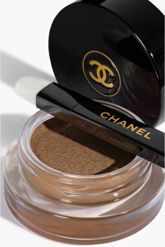 Chanel Ombre Premiere Krem Metalik Tekli Far Kahverengi