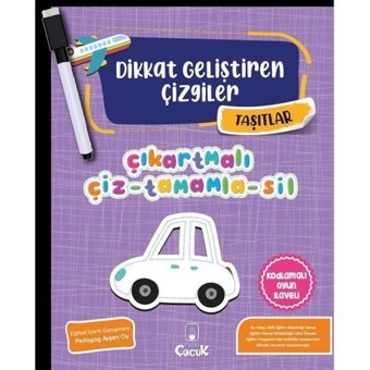Dikkat Geliştiren Çizgiler - Taşıtlar- Floki Çocuk