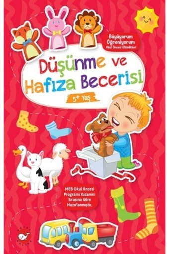 Beyaz Balina Yayınları Düşünme Ve Hafıza Becerisi 5+ Yaş - Büyüyorum Öğreniyorum Okul Öncesi Etkinlikleri