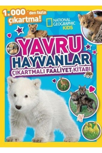 Beta Kids Yayınları NG Kids Yavru Hayvanlar Çıkartmalı Faaliyet Kitabı
