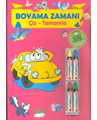 Boyama Zamanı: Çiz - Tamamla- Parıltı Yayınları