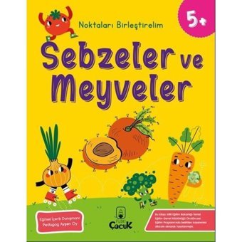 Noktaları Birleştirelim - Sebzeler ve Meyveler- Floki Çocuk
