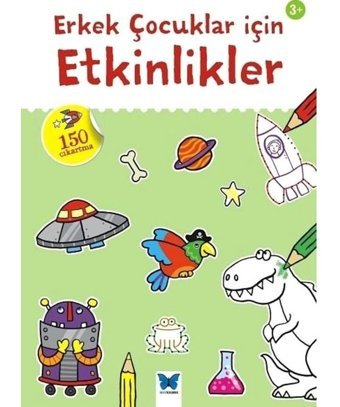 Erkek Çocuklar için Etkinlikler 3+- Mavi Kelebek