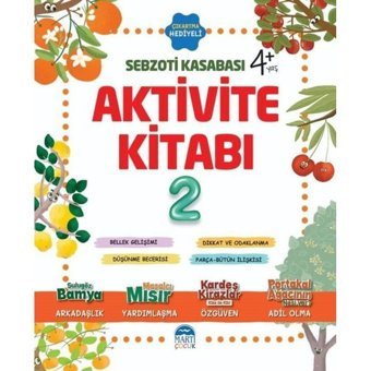 Aktivite Kitabı 2 - Sebzoti Kasabası - Eda Gökçen İzleyen - Martı Yayınları