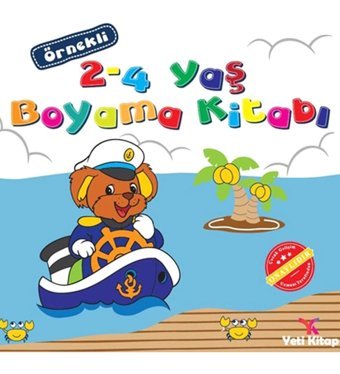 yeti kitap Yeti - Örnekli Boyama Kitabı 2 - 4 Yaş