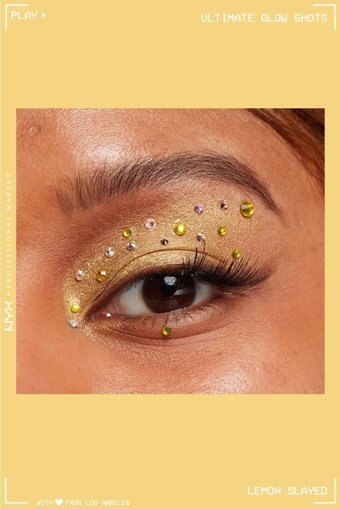 Nyx Professional Makeup 07 Lemon Slayed Likit Işıltılı Tekli Far Altın