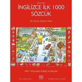 İngilizce İlk 1000 Sözcük - Bin Sözcük Öğreten Kitap - Heather Amery - 1001 Çiçek