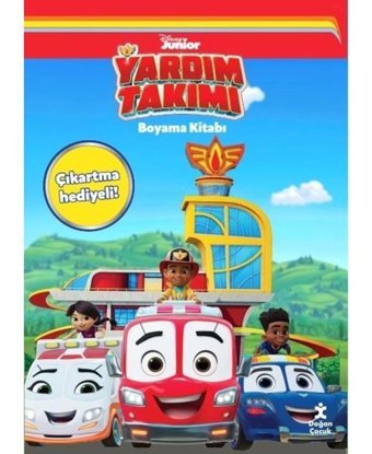 Disney Junior - Yardım Takımı Boyama Kitabı - Çıkartma Hediyeli!- Doğan Çocuk