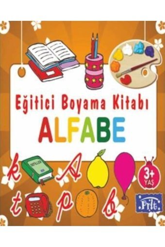 Parıltı Yayınları Eğitici Boyama Kitabı - Alfabe
