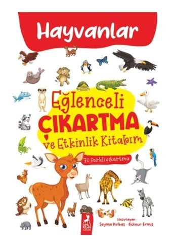 Ren Kitap Eğlenceli Çıkartma Ve Etkinlik Kitabım - Hayvanlar - Kolektif Eğlenceli Çıkartma Ve Etkinlik Kitabım
