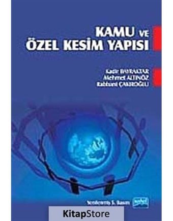 Kamu ve Özel Kesim Yapısı - Mehmet Altınöz - Kadir Bayraktar - Nobel Akademik Yayıncılık