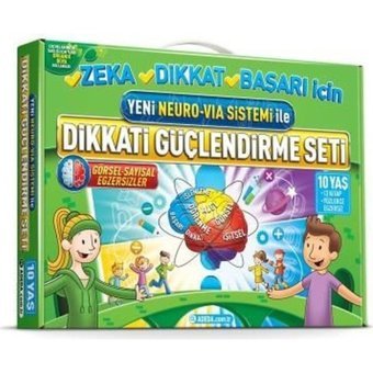 Yeni Neuro-Via Sistemi İle Dikkati Güçlendirme Seti 10 Yaş - Osman Abalı - Adeda