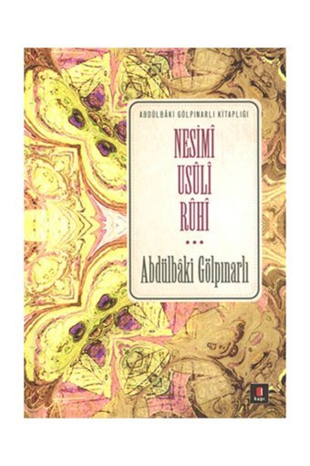 Kapı Yayınları Nesimi Usuli Ruhi