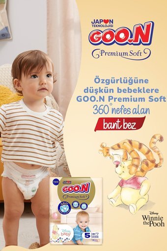 Goon Premium Soft 3 Numara Bantlı Bebek Bezi 152 Adet