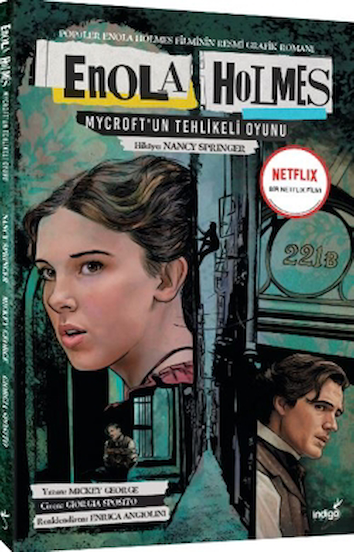 Enola Holmes - Mycroft’un Tehlikeli Oyunu / Mickey George / İndigo Kitap / 9786256772694
