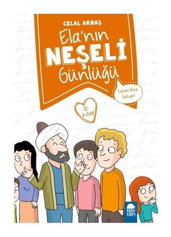 Cezeri Bize Geliyor-Ela'nın Neşeli Günlüğü 10.Kitap-2.Sınıf Okuma Kitabı - Celal Akbaş - Mavi Kirpi