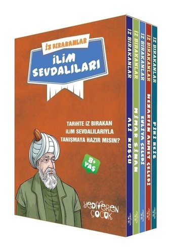 İz Bırakanlar - İlim Sevdalıları Seti - 5 Kitap Takım - Eda Bayrak - Yediveren Çocuk