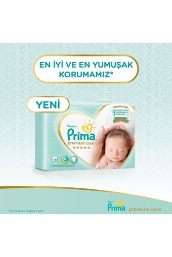Prima Yenidoğan 1 Numara Cırtlı Bebek Bezi 2x70 Adet