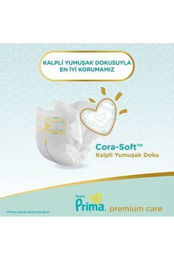 Prima Yenidoğan 1 Numara Cırtlı Bebek Bezi 2x70 Adet