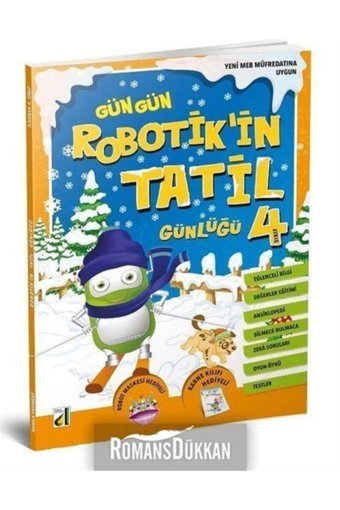 Damla Yayınevi Gün Gün Robotik Tatil Günlüğü 4