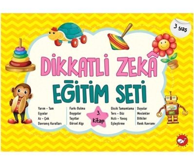 Beyaz Balina Yayınları Dikkatli Zeka Eğitim Seti 3. Kitap / Neşe Duran / Beyaz Balina Yayınları /