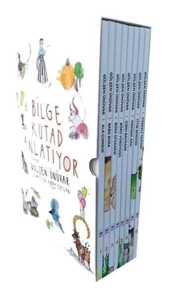 Bilge Kutad Anlatıyor Seti - 8 Kitap Takım Kutulu - Gülşen Ünüvar - Ötüken Neşriyat