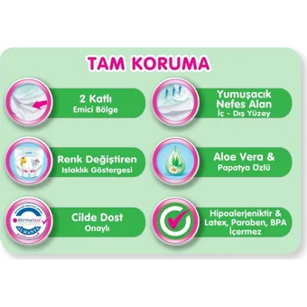 Molfix Maxi 4 Numara Göbek Oyuntulu Bantlı Bebek Bezi 300 Adet