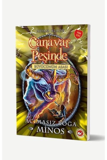 Beyaz Balina Yayınları Canavar Peşinde 50 - Acımasız Boğa Minos / Adam Blade / Beyaz Balina Yayınları / 9786051882154