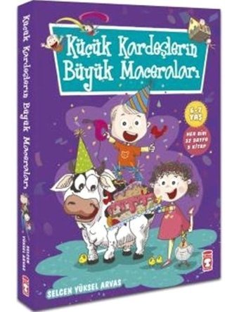 Küçük Kardeşlerin Büyük Maceraları Seti - 5 Kitap Takım - Selcen Yüksel Arvas - Timaş Çocuk