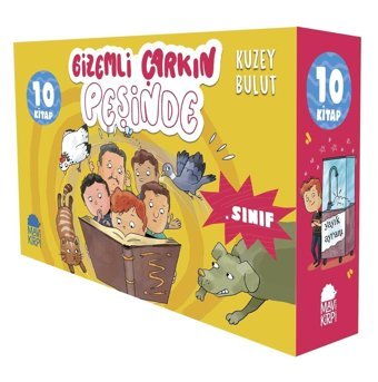 Mavi Kirpi Gizemli Çarkın Peşinde 3. Sınıf Seti - (10 Kitap)