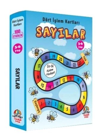 Yağmur Çocuk Sayılar - Dört Işlem Kartları 3-6 Yaş - Cep Boy Kitabı Esinti