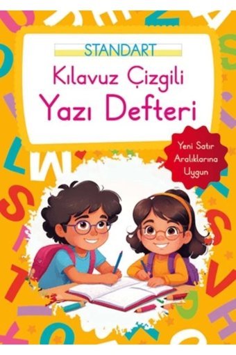 Parıltı Yayınları Kılavuz Çizgili Yazı Defteri Büyük Boy Turuncu