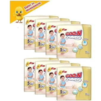 Goon Premium Soft 4 Numara Cırtlı Bebek Bezi 192 Adet