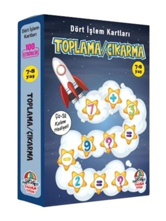 Yağmur Çocuk Toplama Çıkarma - Dört Işlem Kartları 7-8 Yaş - Cep Boy Kitabı Esinti