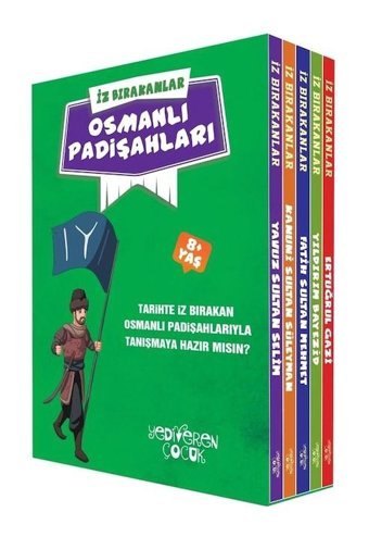 İz Bırakanlar - Osmanlı Padişahları Seti - 5 Kitap Takım - Eda Bayrak - Yediveren Çocuk