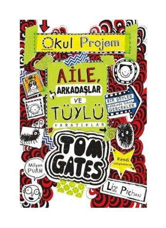 Tudem Yayınları Tom Gates Aile, Arkadaşlar Ve Tüylü Yaratıklar 12.Kitap -L.Pichon