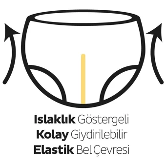 Sleepy Natural 5 Numara Organik Külot Bebek Bezi 72 Adet