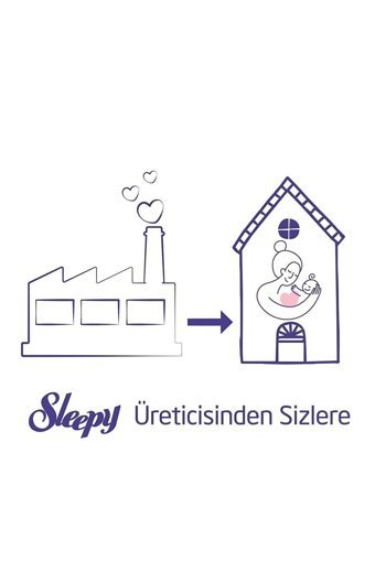Sleepy Natural 7 Numara Organik Cırtlı Bebek Bezi 64 Adet