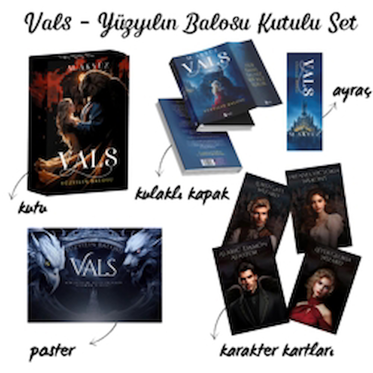 Vals – Yüzyılın Balosu Kutulu Set / Merve Akyüz / Parola Yayınları / 9786257522762