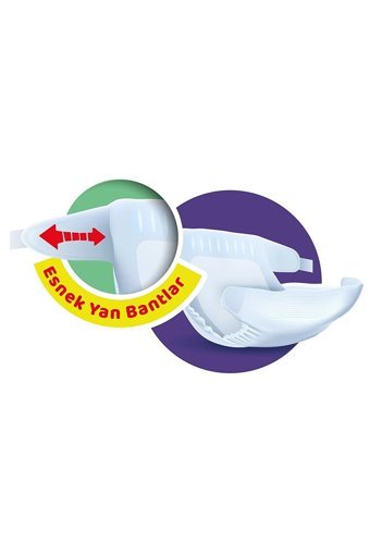 Kanz Ultra-Dry Junior 5 Numara Cırtlı Bebek Bezi 192 Adet