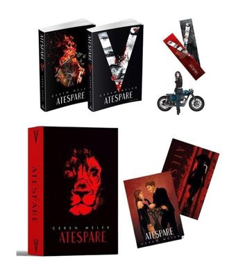 Ateşpare Serisi Seti- 2 Kitap Takım - Ceren Melek - Ephesus Yayınları