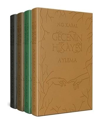 Gecenin Hikayesi Deri Kapak Seti - 4 Kitap Takım - N.G. Kabal - Martı Yayınları