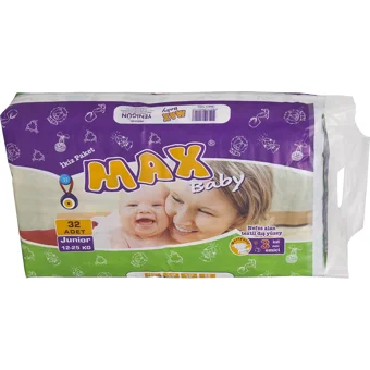 Max Baby Junior 5 Numara Cırtlı Bebek Bezi 32 Adet