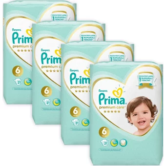 Prima Premium Care 6 Numara Cırtlı Bebek Bezi 84 Adet
